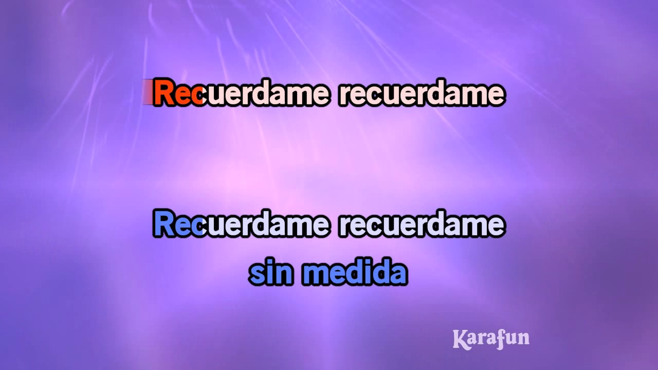 Karaoke Recuérdame - La 5a estación *