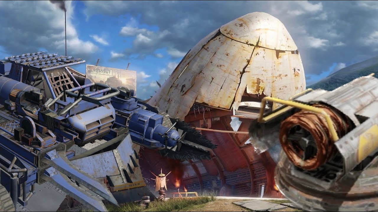 Testing out the limited “Spark III weapon in Crossout