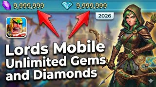 Lords Mobile | Hack 2026 😎 | How To Get Unlimited Diamonds And Gems MOD APK [Android & iOS] screenshot 3