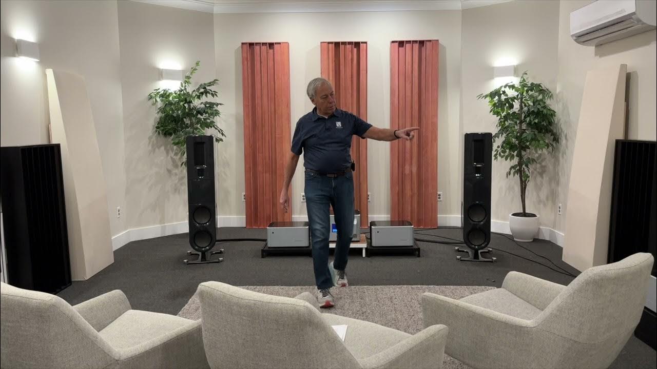 HiFi equipment between the speakers YouTube