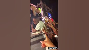 Shebeshxt drags a disabled fan to the stage