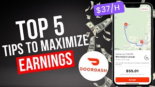 5 Tips to Make $300/Day or 37$/H With Doordash (Maximize Earnings)