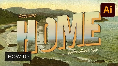 How to Create a Vintage Type Postcard in Illustrator