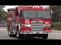 San Diego Fire E23 Responding (x2)