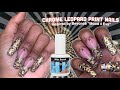 My First Time Using Mia Secret Brush On Builder Gel | Chrome Leopard Beyonce Inspired Nails