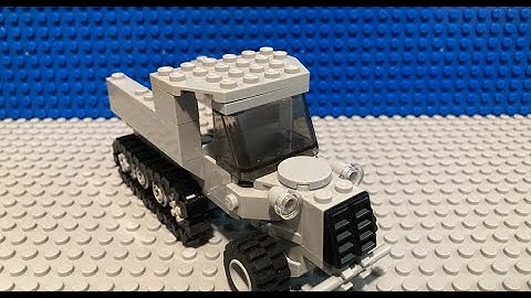 Lego Halftrack build tutorial