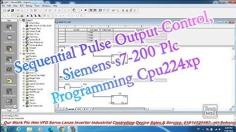 Sequential Pulse Output Control, Siemens s7-200 Plc Programming Cpu224xp