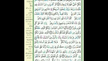 ص 4 - سورة البقرة - مكررة 7 مرات للتثبيت الشيخ سعد الغامدي {رواية حفص}