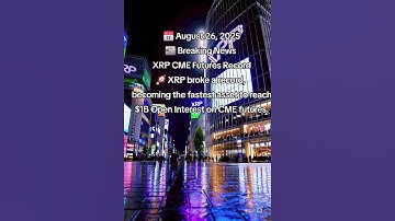 Breaking News – XRP CME Futures Record#xrparmy#xrp#ripple#crypto#CME