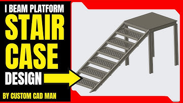 Project 12 – I-Beam Platform with Steps | Sweep, Sheetmetal & Assembly | Creo Parametric