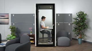 OnePod Office Phone Booth: A Premium Noise &amp; Privacy solution | UPLIFT Desk