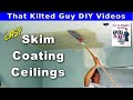 How to Skim Coat a Ceiling with a Paint Roller, the FAST & EASY Way