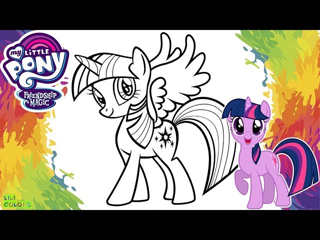 Desenho de Twilight Sparkle para Colorir - Colorir.com