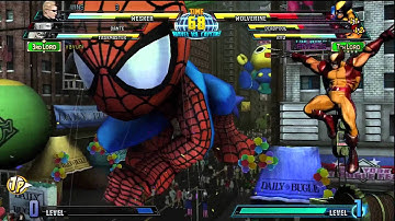 Marvel Vs Capcom 3 PS3 HD Online Dante, Wesker, and Taskmaster Vs Deadpool, Wolverine and Ryu