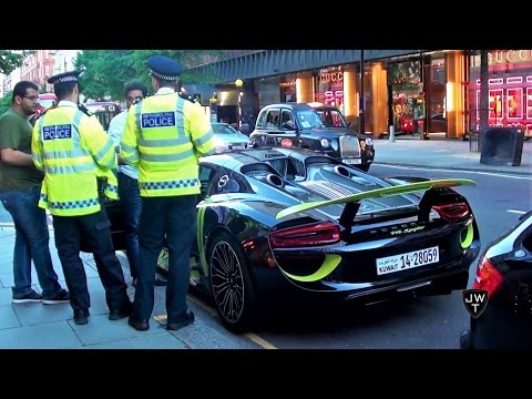 Porsche 918 Spyder Owner in TROUBLE with LONDON POLICE!
