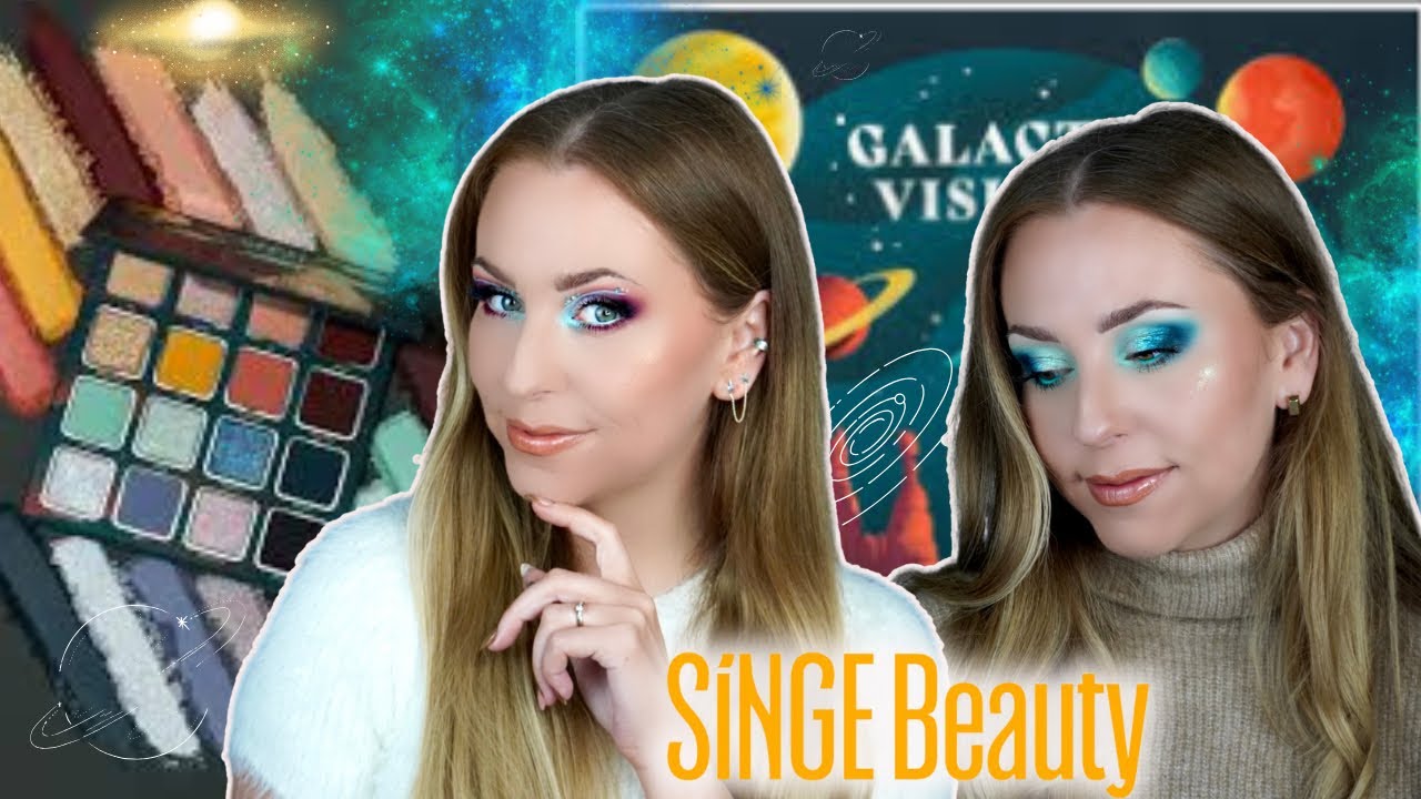 GALACTIC VISITOR PALETTE | Singe Beauty | 2 Looks & Swatches