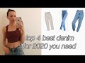 MOST WORN DENIM 2020 TRY ON | agolde, h&amp;m, asos; make your butt look good!