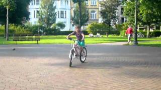 febe op fiets