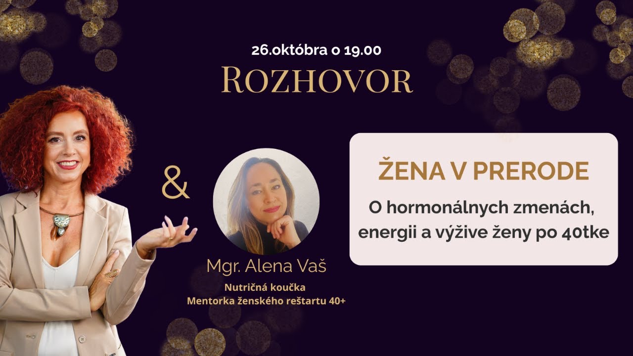 Večerný live rozhovor: Žena v prerode