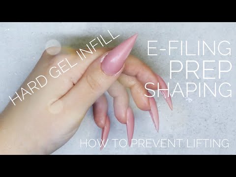 Hard gel infill-