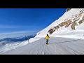 2026 Les Deux Alpes France Ski Descent 3200m To 1330m Smooth Cruising Run mp3