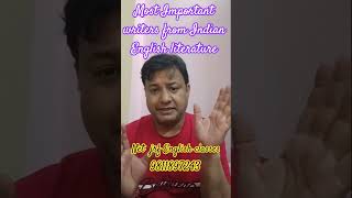 Most Important Indian English Writers for Net English Exam #Netenglish#indianenglishliterature#exam