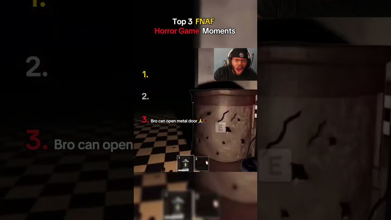 Top 3 Funniest FNAF Game Moments 😂 (second clip, foxy went diving 🙏😭)