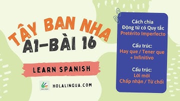#16 Learn Spanish with Hola Lingua - A1 - Beginner - Tự học tiếng Tây Ban Nha A1