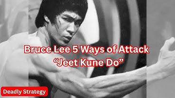 BRUCE LEE 5 WAYS OF ATTACK IN JEET KUNE DO
