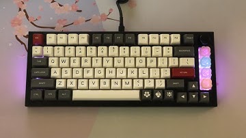 GMMK Pro w/ Holy Pandas, SA Ashen typing sounds