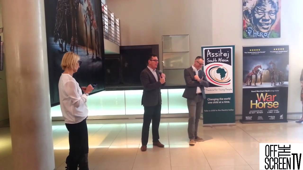 Co founders of Handspring Puppet Company, Basil Jones and Adrian Kohler