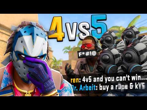 WE BEAT THIS TOXIC LEVEL 10 TEAM IN A 4vs5...