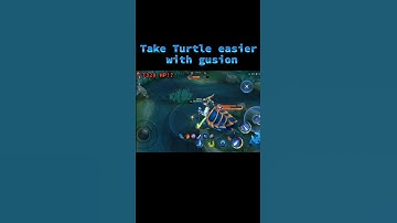 How to take Turtle fast with Gusion🤫|| #mobilelegends #mlbb #tutorial #gusion