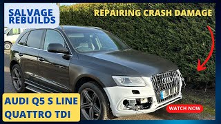 REPAIRING OUR ACCIDENT DAMAGED AUDI Q5 QUATTRO TDI