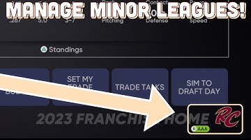 How To Access Everything For Your Minor League Affiliates In MLB The Show | MLB The Show 21