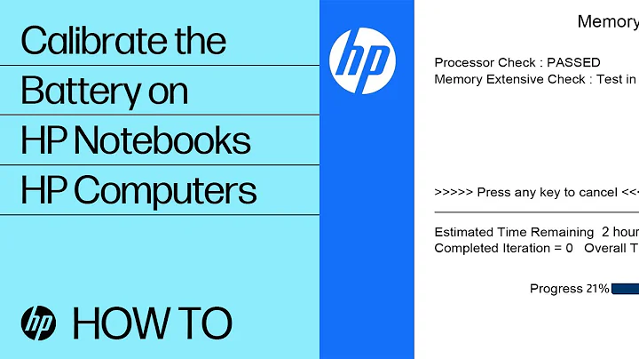 Calibrate the Battery on HP Notebooks | HP Computers | HP Support - DayDayNews