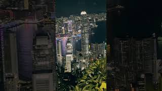 🇭🇰 Million-dollar night view at Hong Kong