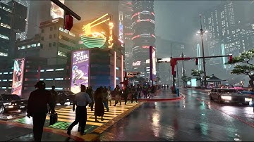 INSANE Crowd and Cars Density MOD for Cyberpunk 2077  | Immersive