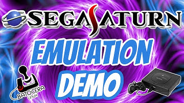 Sega Saturn Emulation On Batocera Demo | RetroPie Guy Video Game Demos
