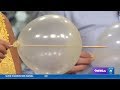 How to Push a Skewer Through a Balloon - Cool Science Demo