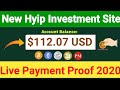OMG 😱 112$ Live Payment Proof -New 1$ Minimum Invest Hyip ...
