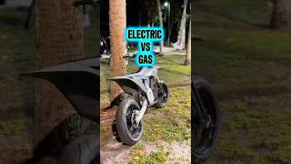 ELECTRIC vs GAS MOTORCYCLE! #shorts #motorcycle
