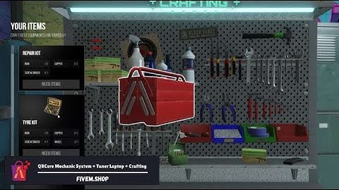 FiveM Mechanic Tuning Script #fivem #script #qbcore #mechanic