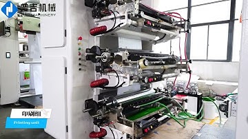 BF Series 6 Colors Stack Type Flexo Printing Machine for PP Woven Bags