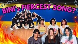 THE FIERCEST SONG EVER!! | BINI- 'STRINGS' Dance Practice Reaction by a Dance Cover Group