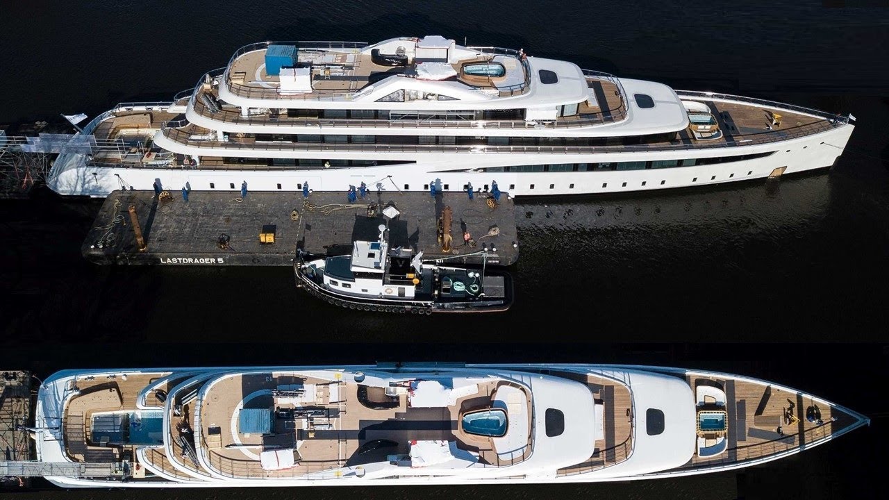 Feadship Project 818 Launch Livestreamed - Megayacht News