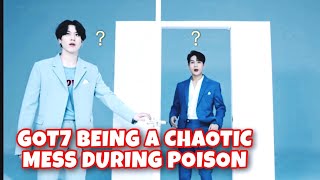 GOT7 BEING A CHAOTIC MESS DURING POISON PERFORMANCES
