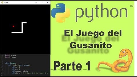 Tutorial de Python: Cómo crear el Juego del Gusanito paso a paso [Código y Ejemplos]