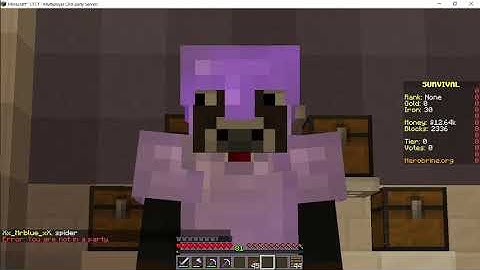 HOW TO GET MONEY  IN SURVIVAL HEROBRINE.ORG 1 MINUTE = 1K EASY