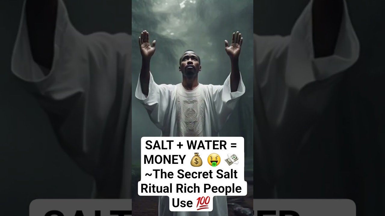 SALT + WATER = MONEY 💰 🤑 💸 ~The Secret Salt Ritual Rich People Use 💯